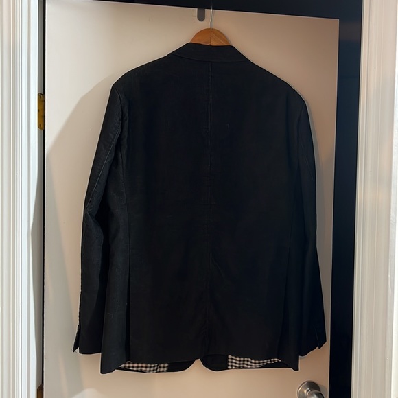 New Black Button Down Jacket with Pockets Size Large - Picture 3 of 3